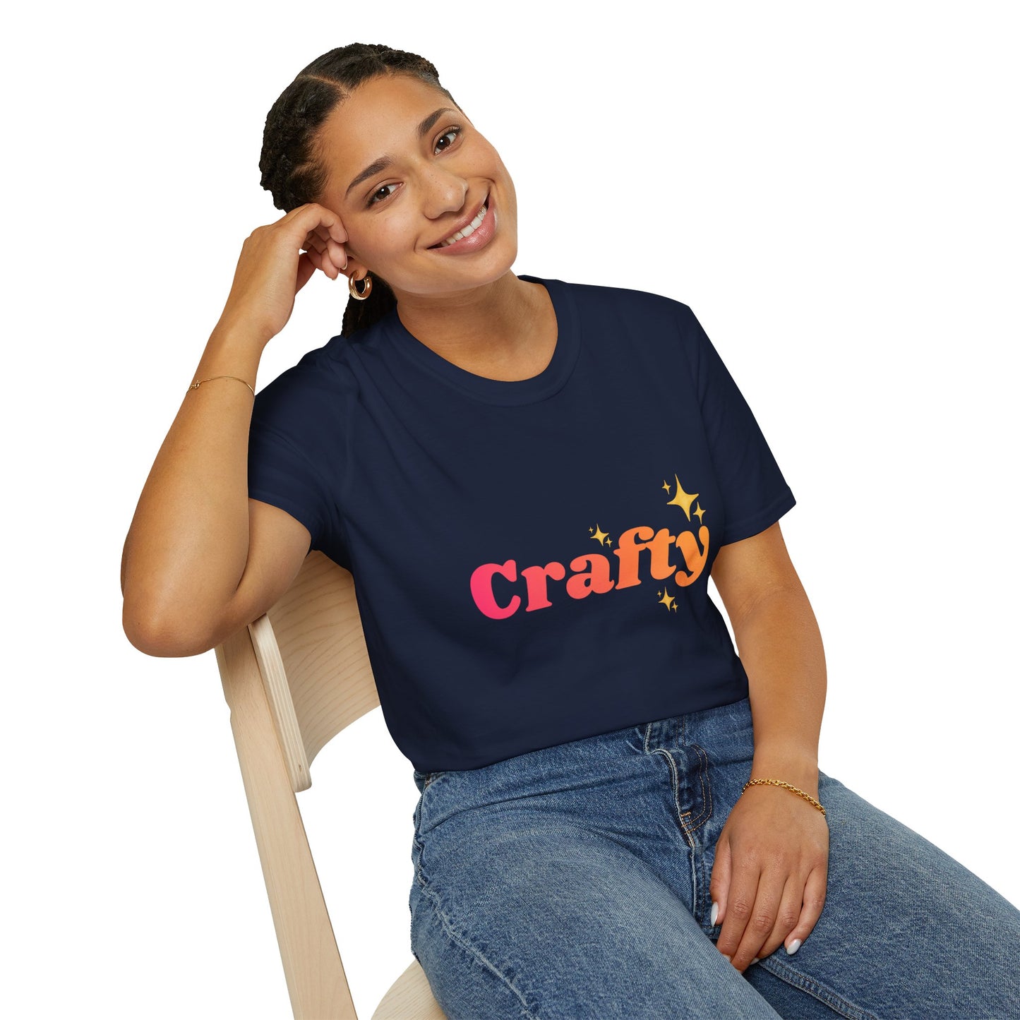 Crafty Graphic T-Shirt (Pink)