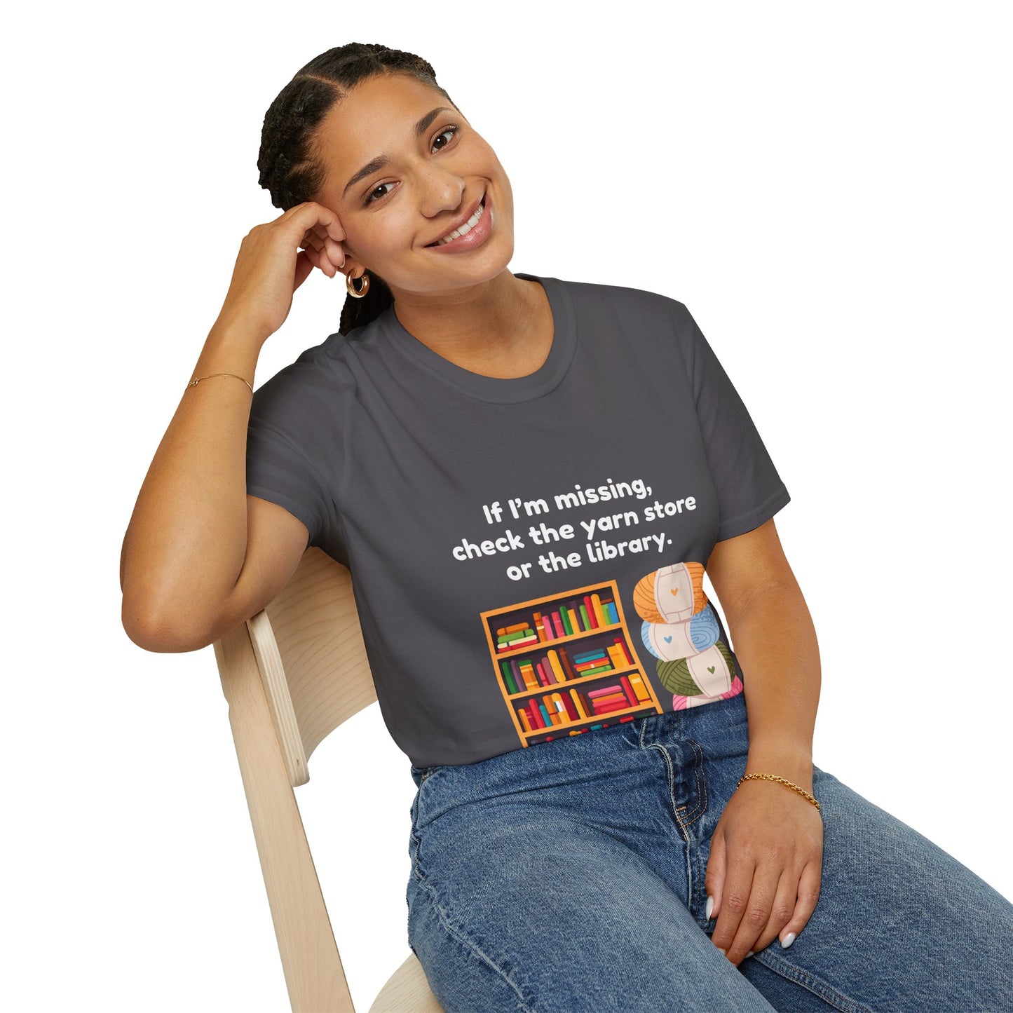 Yarn & Book Lover's T-Shirt