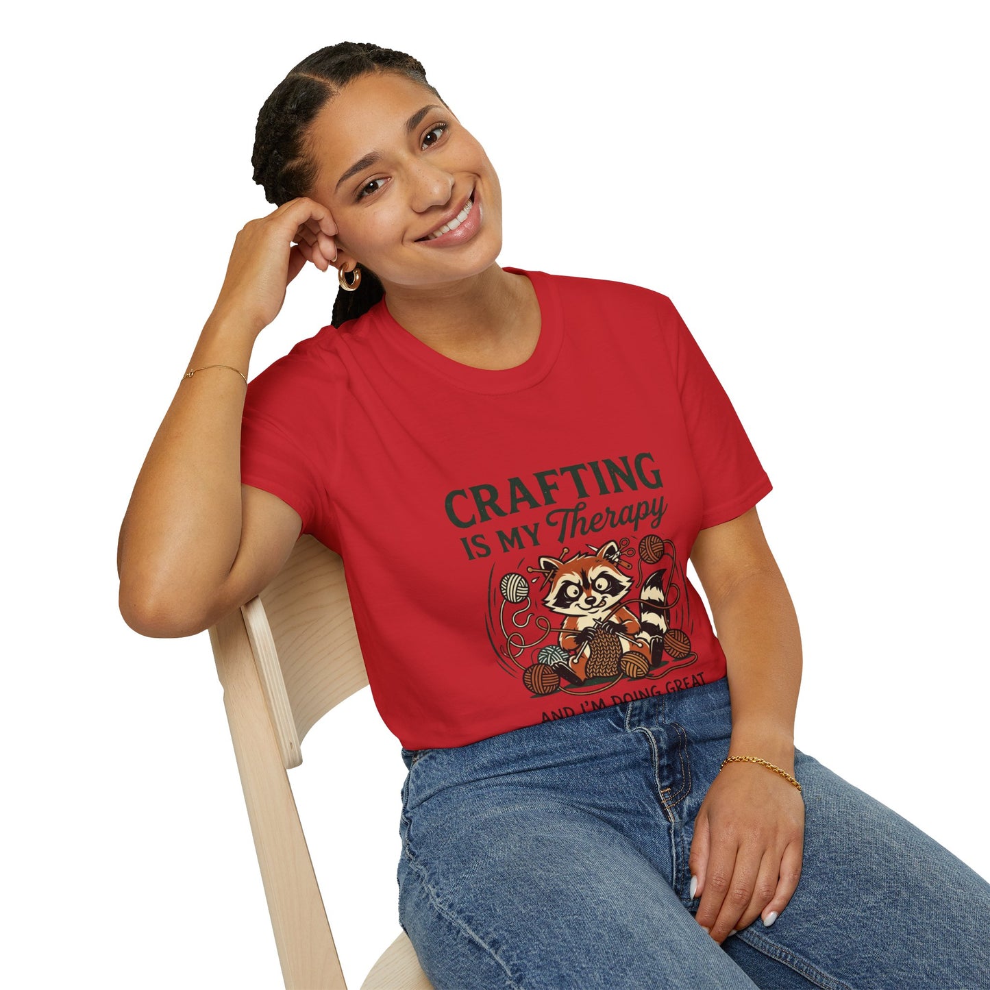 Crafting Is My Therapy T-Shirt
