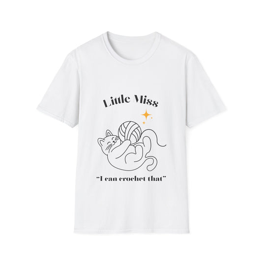 Little Miss I Can Crochet That T-Shirt