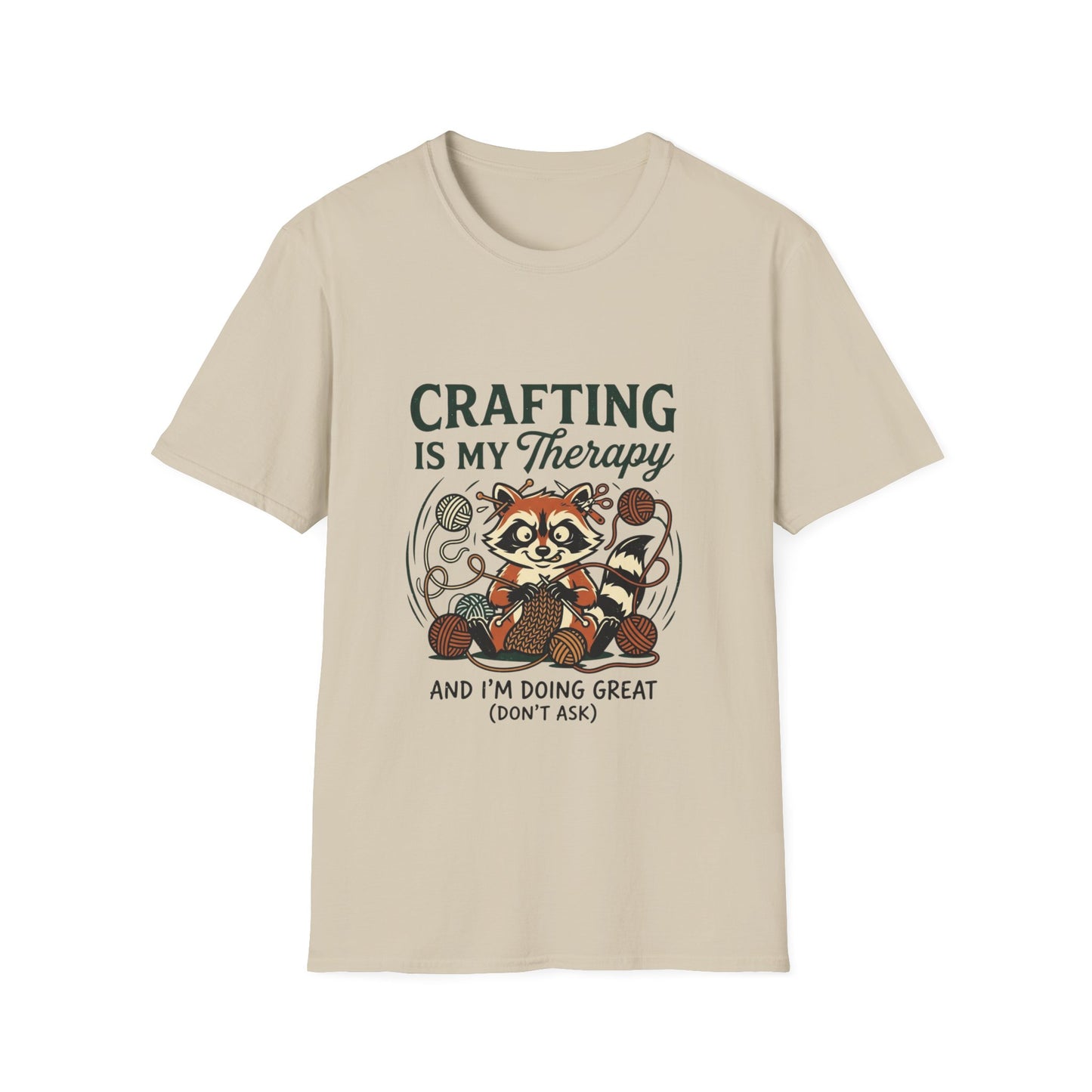 Crafting Is My Therapy T-Shirt