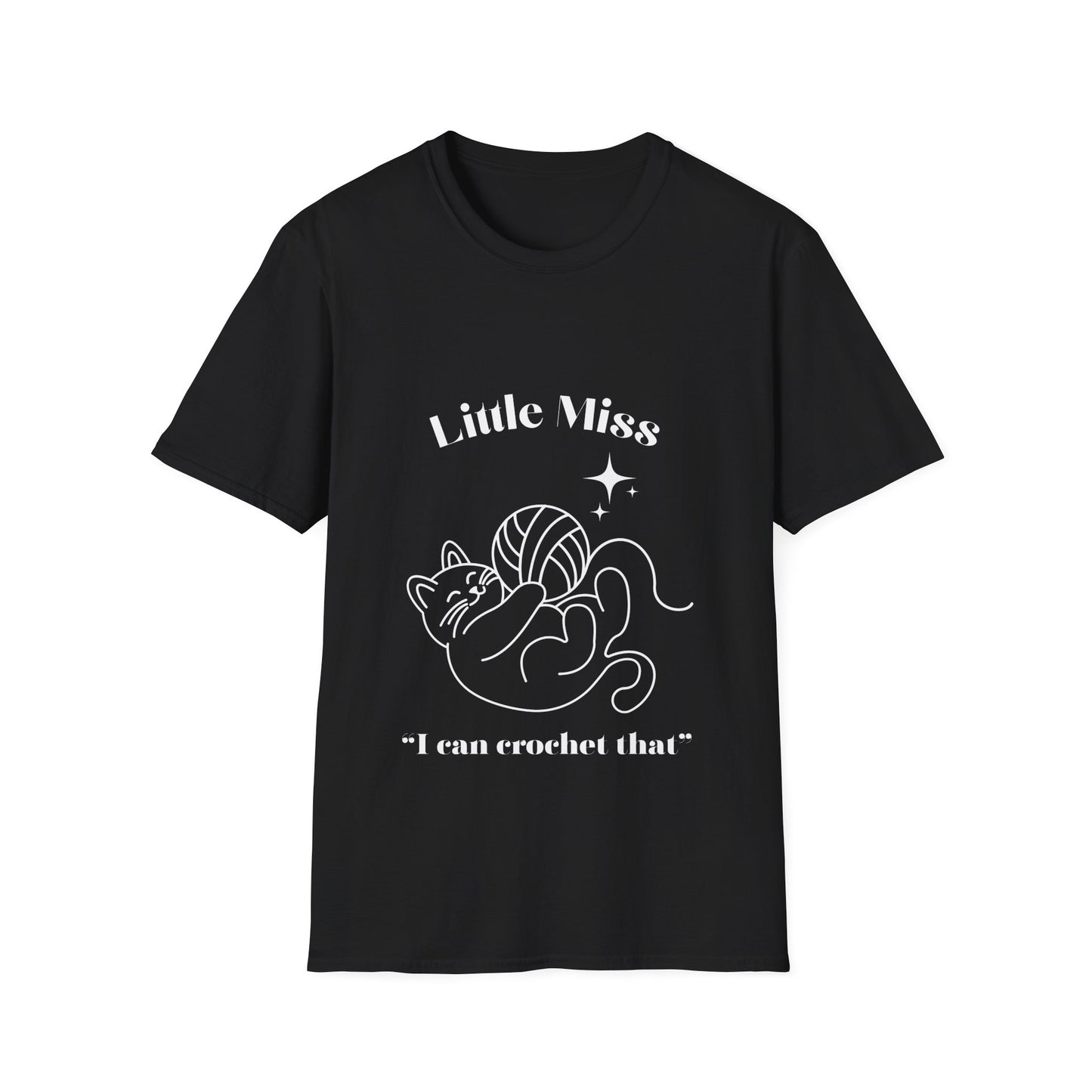 Little Miss I Can Crochet That T-Shirt