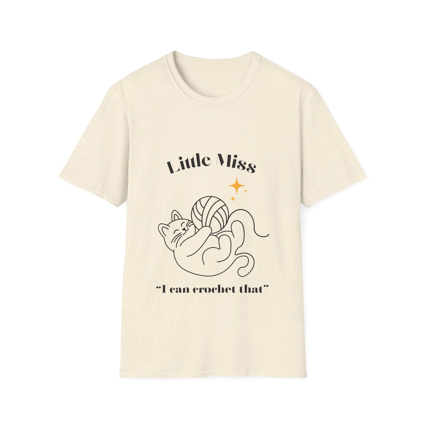 Little Miss I Can Crochet That T-Shirt