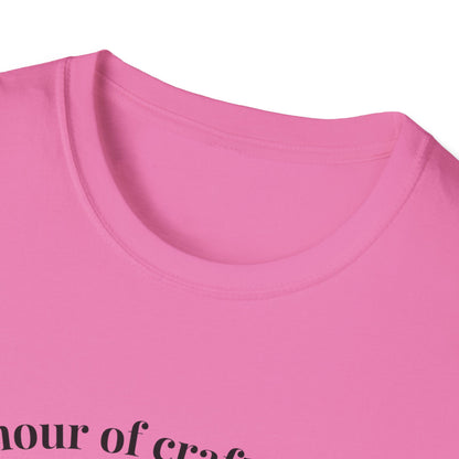 One Hour of Crafting a Day Keeps Depression Away T-Shirt