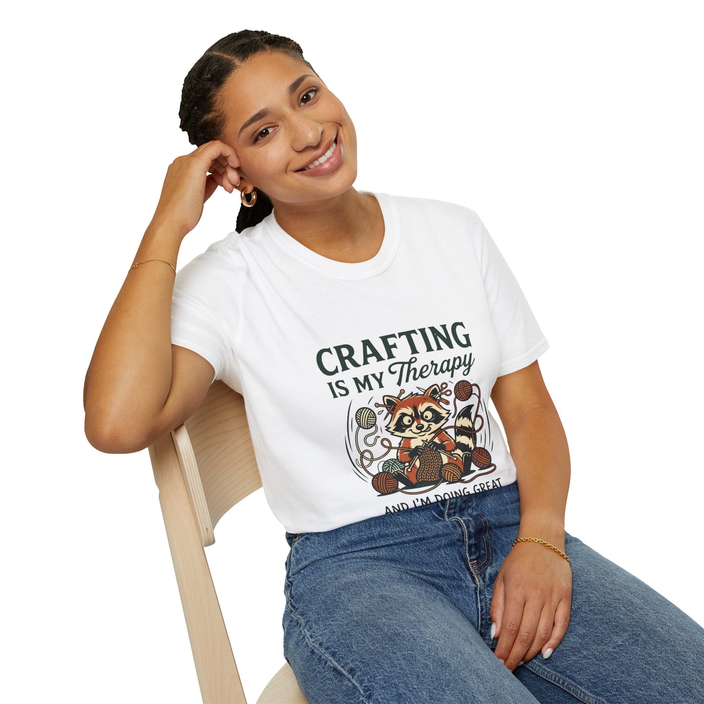 Crafting Is My Therapy T-Shirt