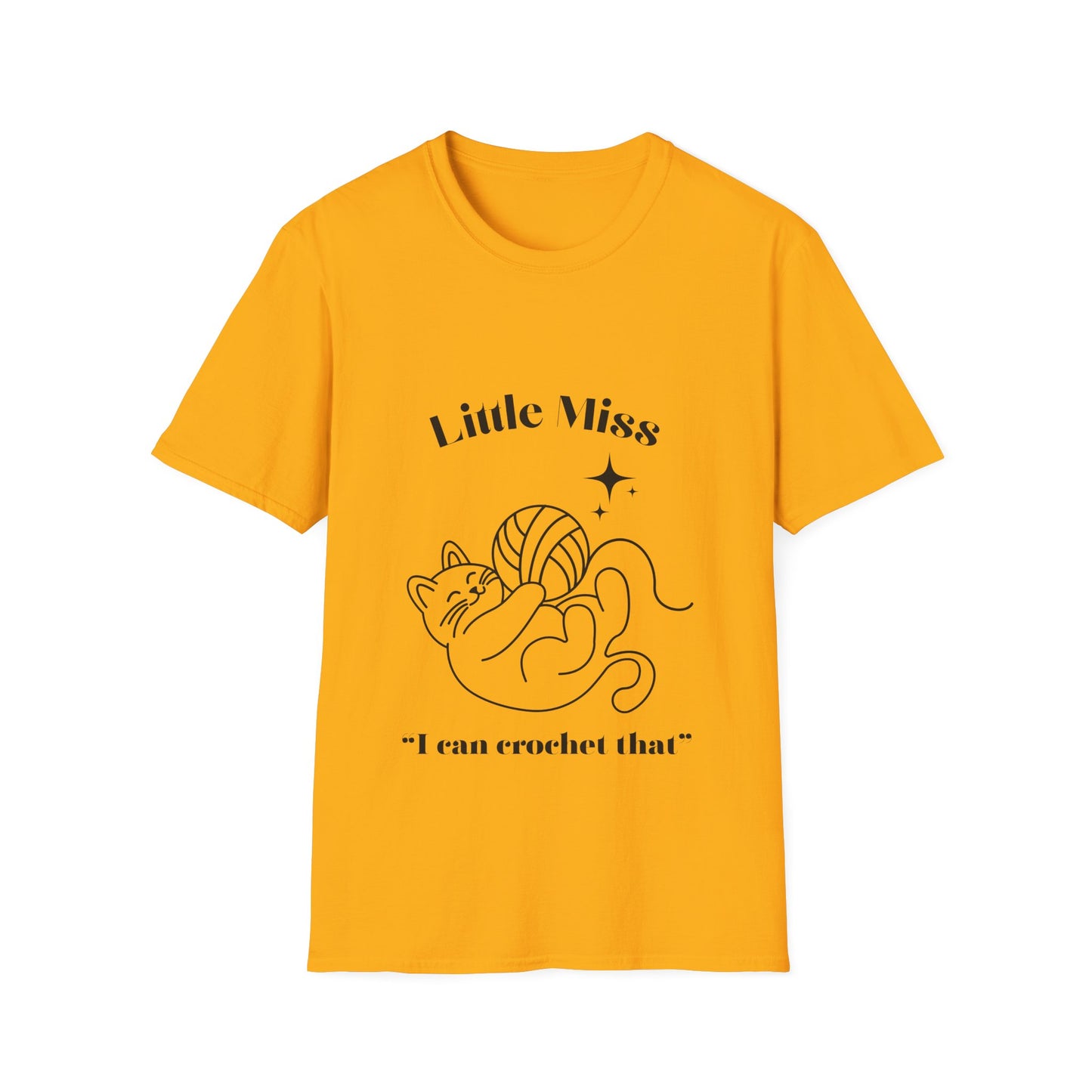 Little Miss I Can Crochet That T-Shirt
