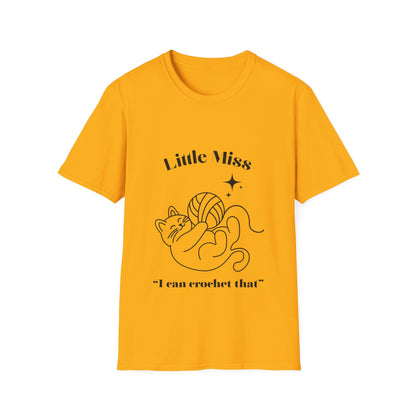 Little Miss I Can Crochet That T-Shirt