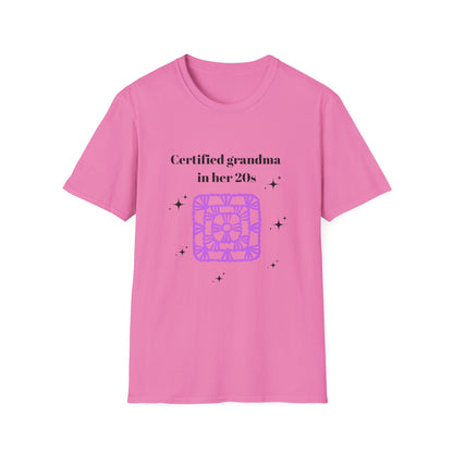 Certified grandma in her 20s T-Shirt (Purple)