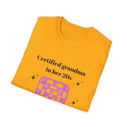 Certified grandma in her 20s T-Shirt (Purple)
