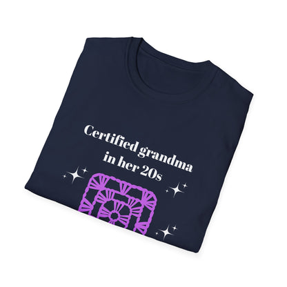Certified grandma in her 20s T-Shirt (Purple)