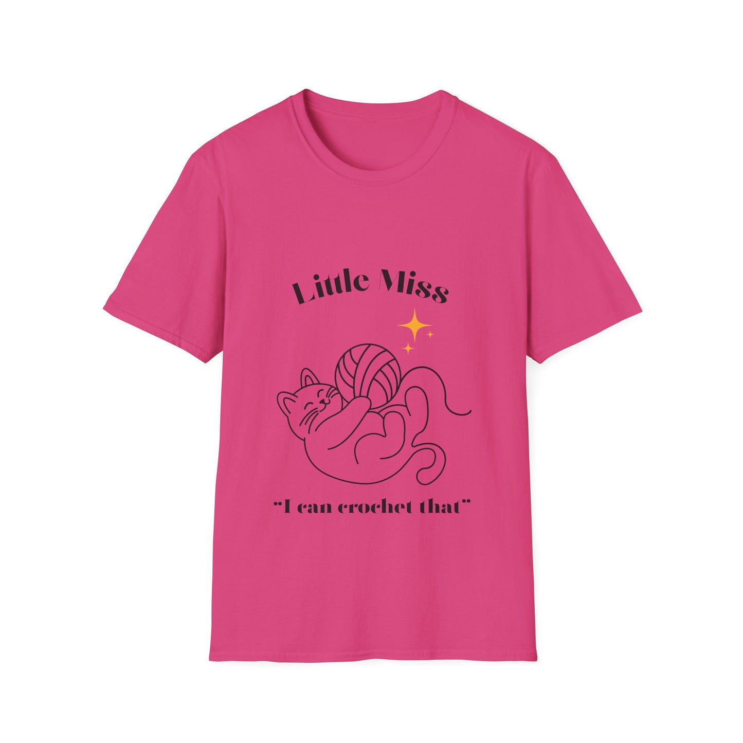 Little Miss I Can Crochet That T-Shirt