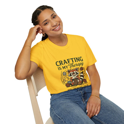 Crafting Is My Therapy T-Shirt