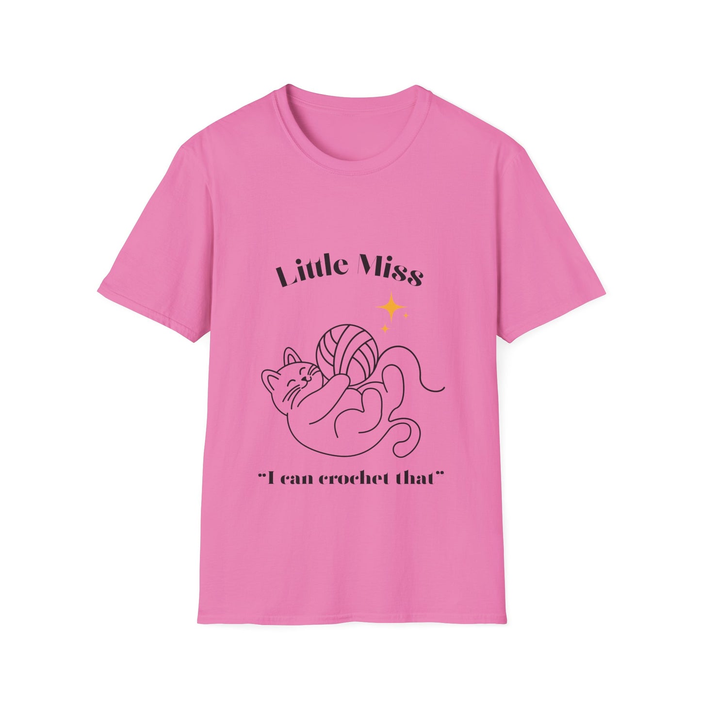 Little Miss I Can Crochet That T-Shirt
