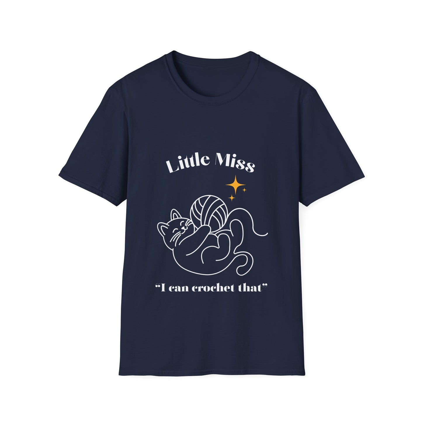 Little Miss I Can Crochet That T-Shirt