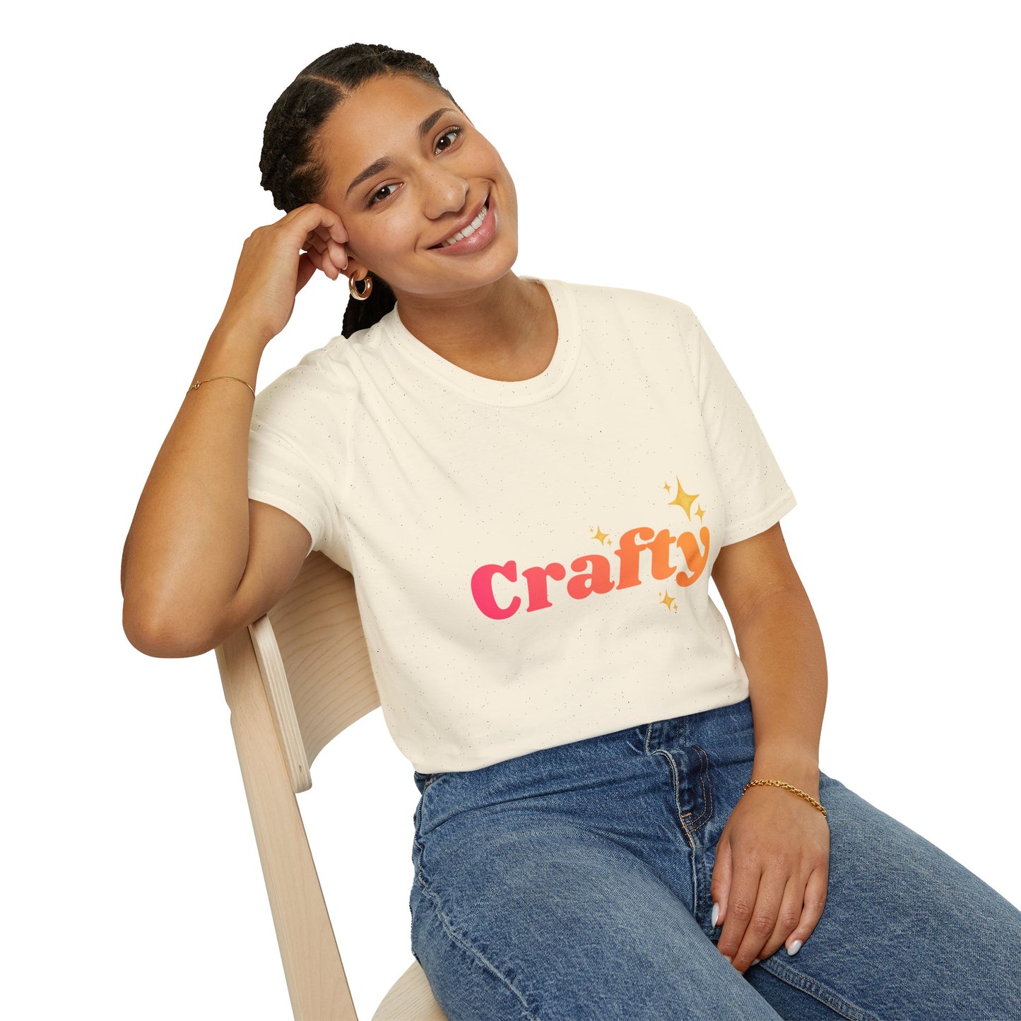 Crafty Graphic T-Shirt (Pink)
