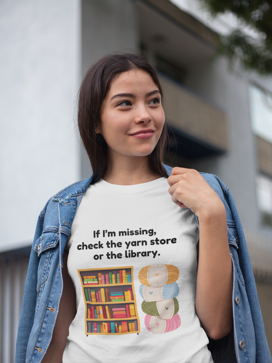 Yarn & Book Lover's T-Shirt