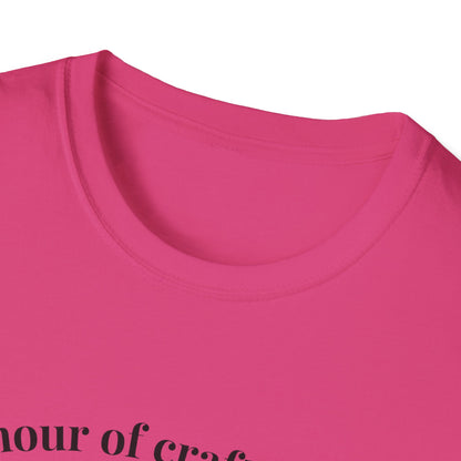 One Hour of Crafting a Day Keeps Depression Away T-Shirt