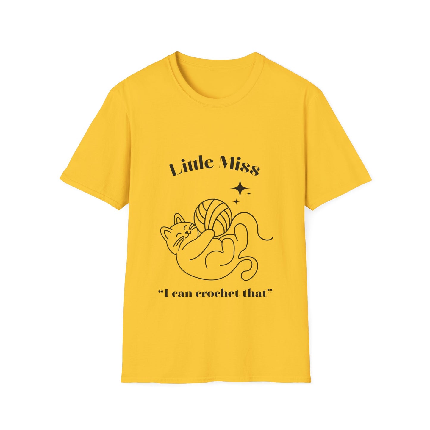 Little Miss I Can Crochet That T-Shirt