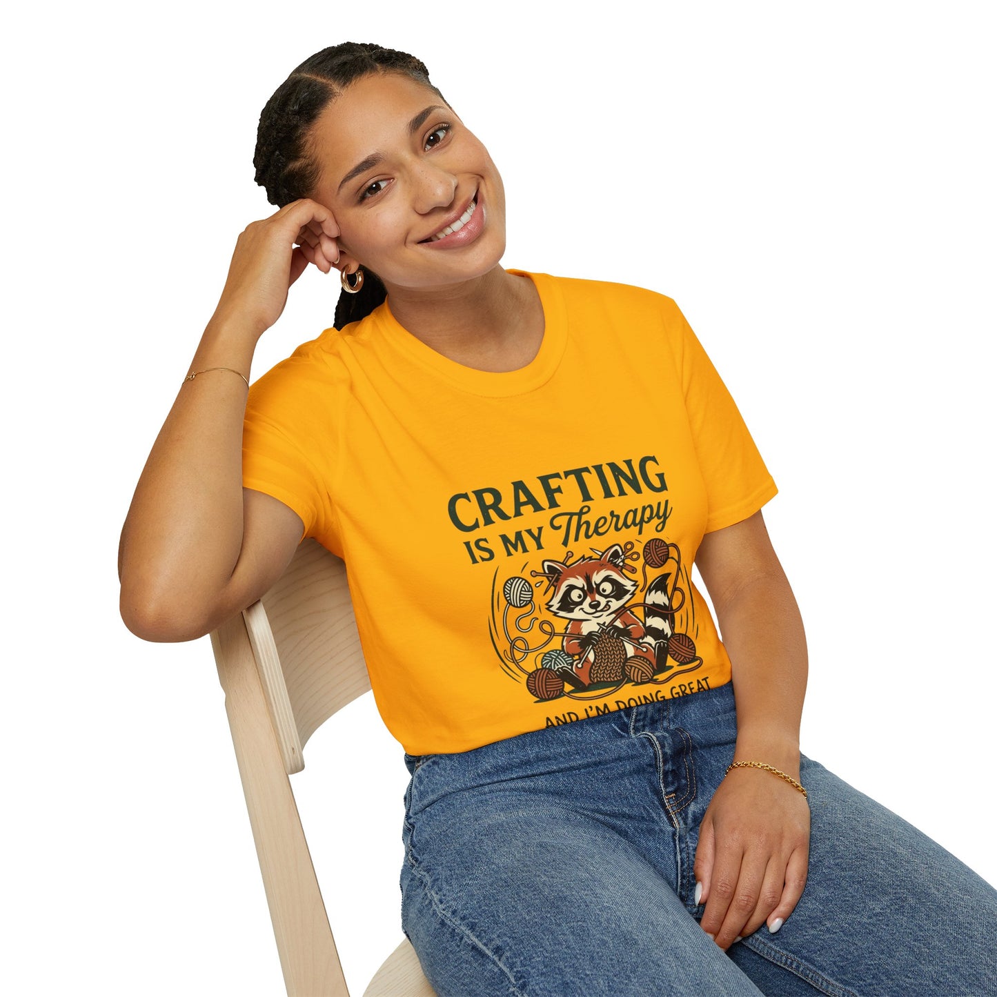 Crafting Is My Therapy T-Shirt