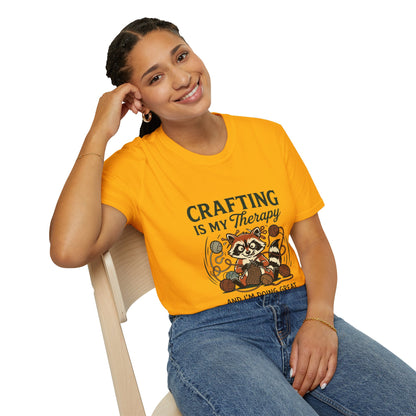 Crafting Is My Therapy T-Shirt