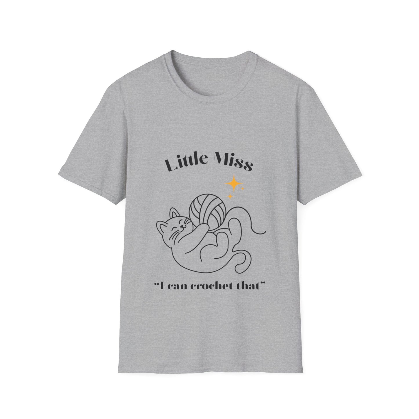 Little Miss I Can Crochet That T-Shirt