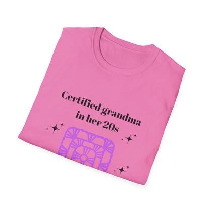 Certified grandma in her 20s T-Shirt (Purple)