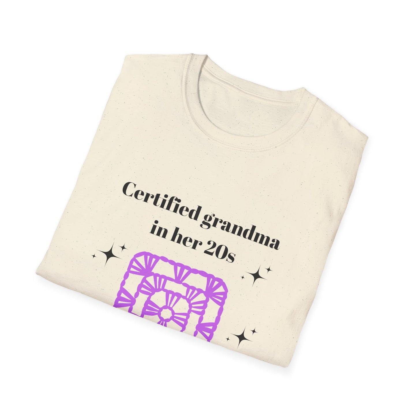 Certified grandma in her 20s T-Shirt (Purple)