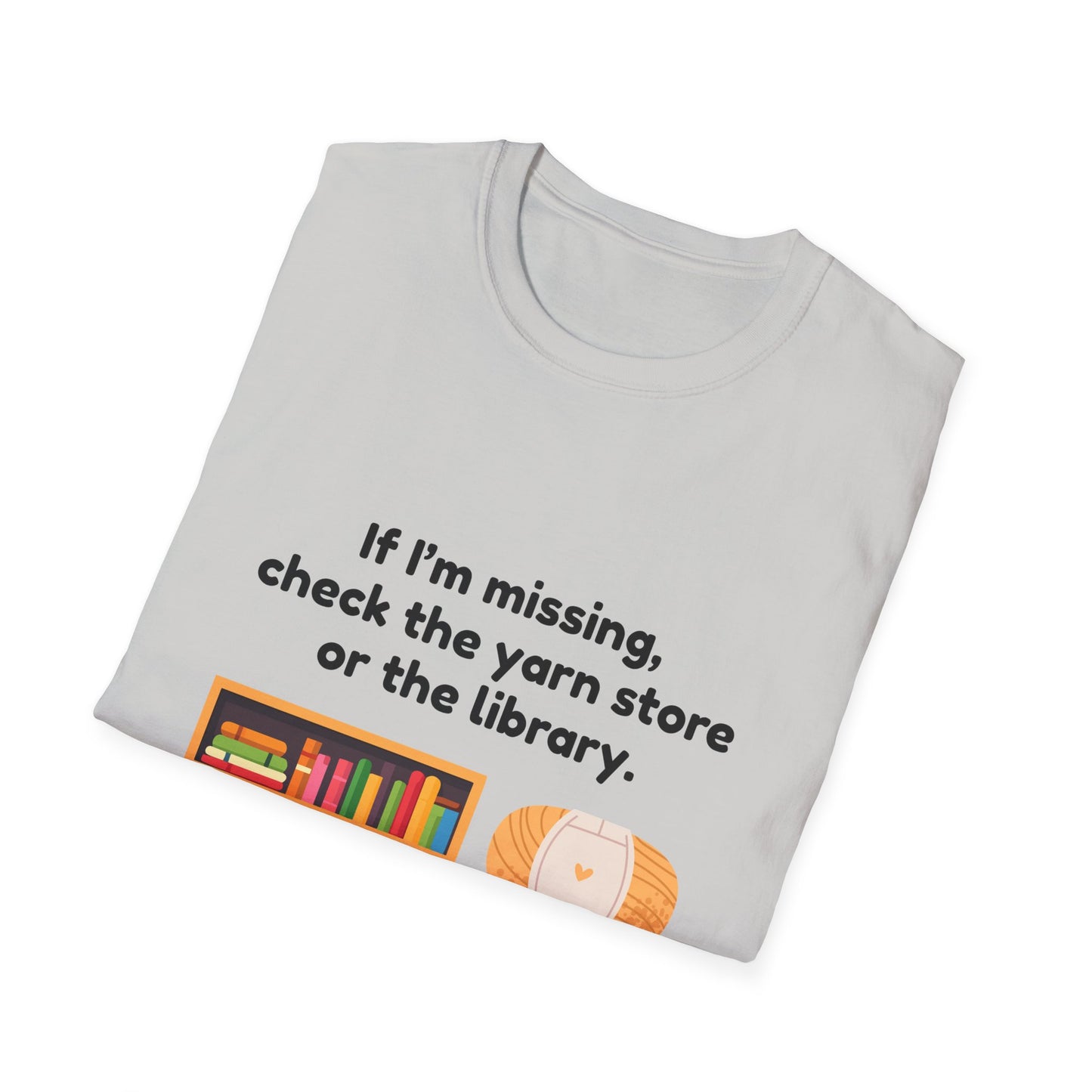 Yarn & Book Lover's T-Shirt