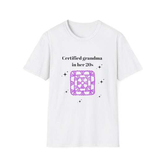 Certified grandma in her 20s T-Shirt (Purple)